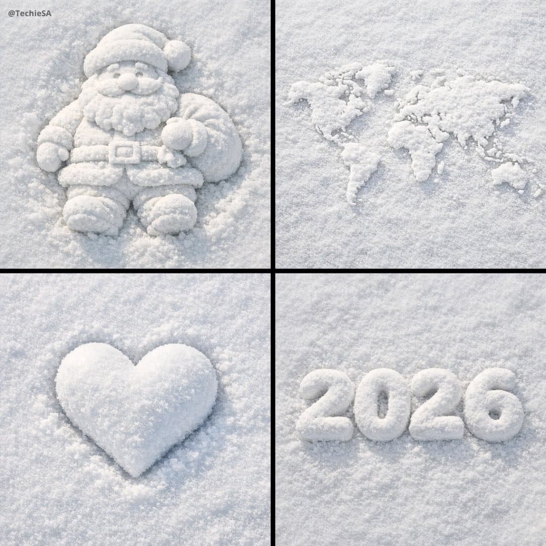 Create a 3D of [OBJECT] made of white snow The voluminous...