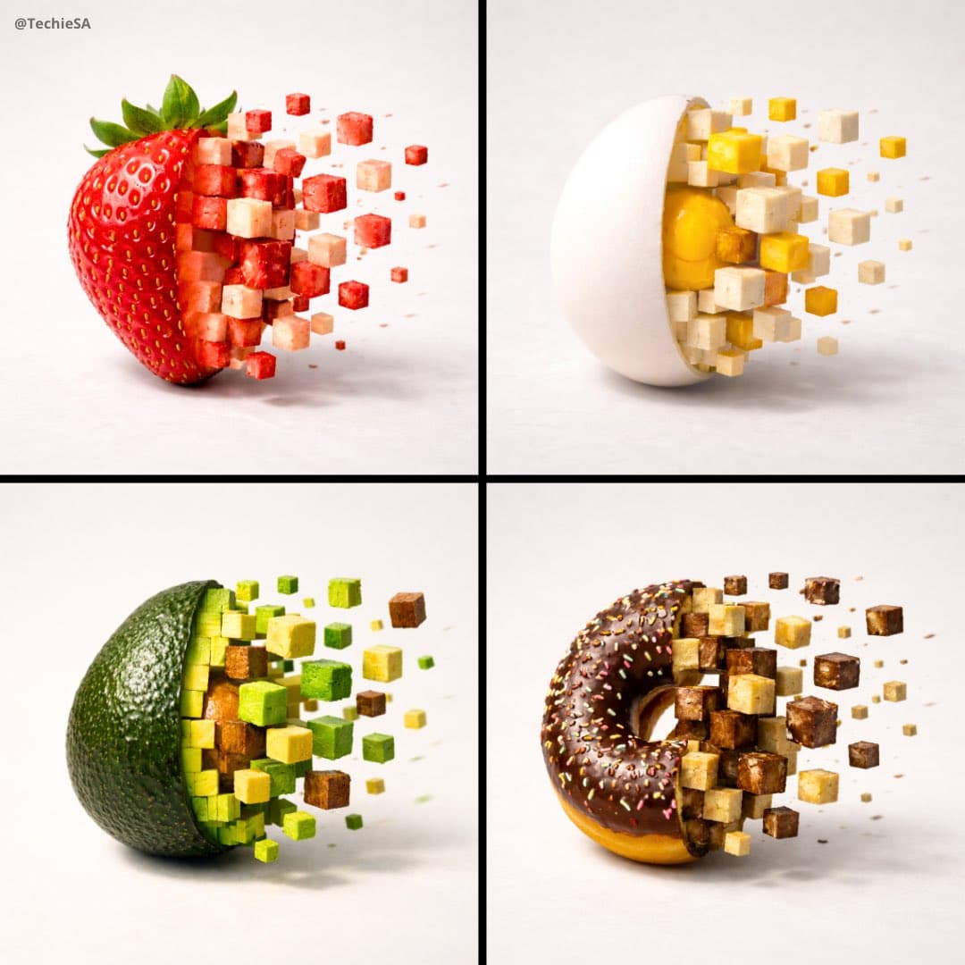 Minimalist food photograph, [1080x1080] – a single [FOOD] re...